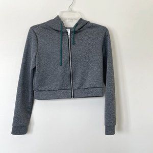 Youth ZooZatz Spartans Full Zip Hooded Jacket Gray Size Small